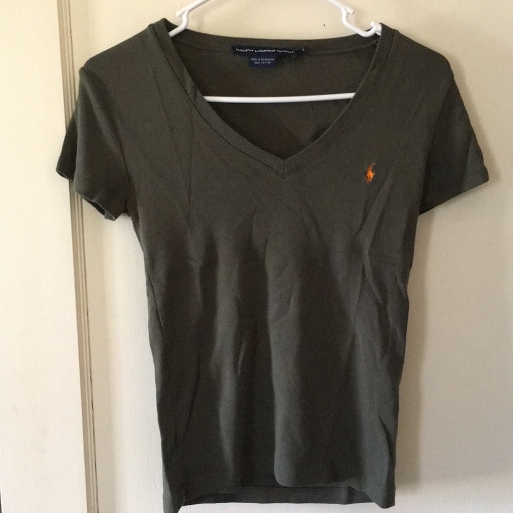 army green ralph lauren shirt